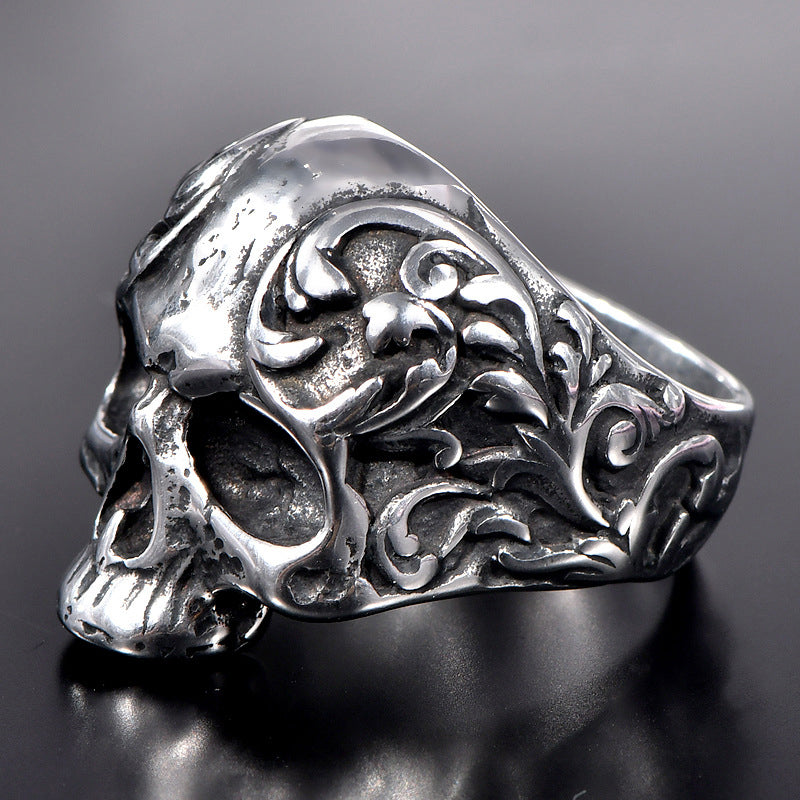 Punk Style Titan Skull Ring