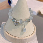 Imitation Cat's Eye Crystal Butterfly Bracelet