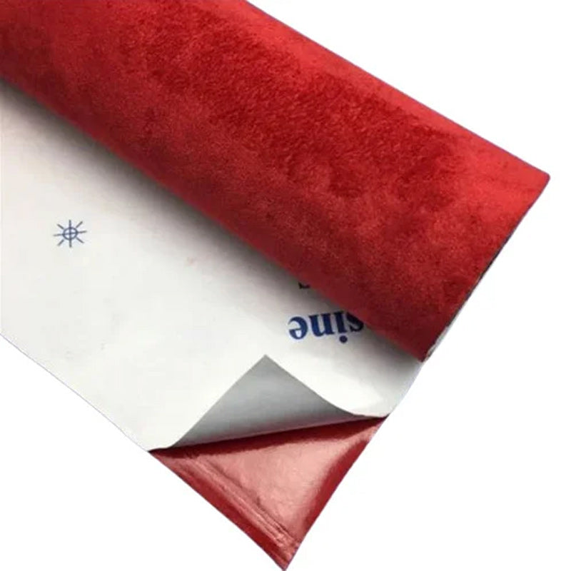 Microfiber self-adhesive car wrapping film