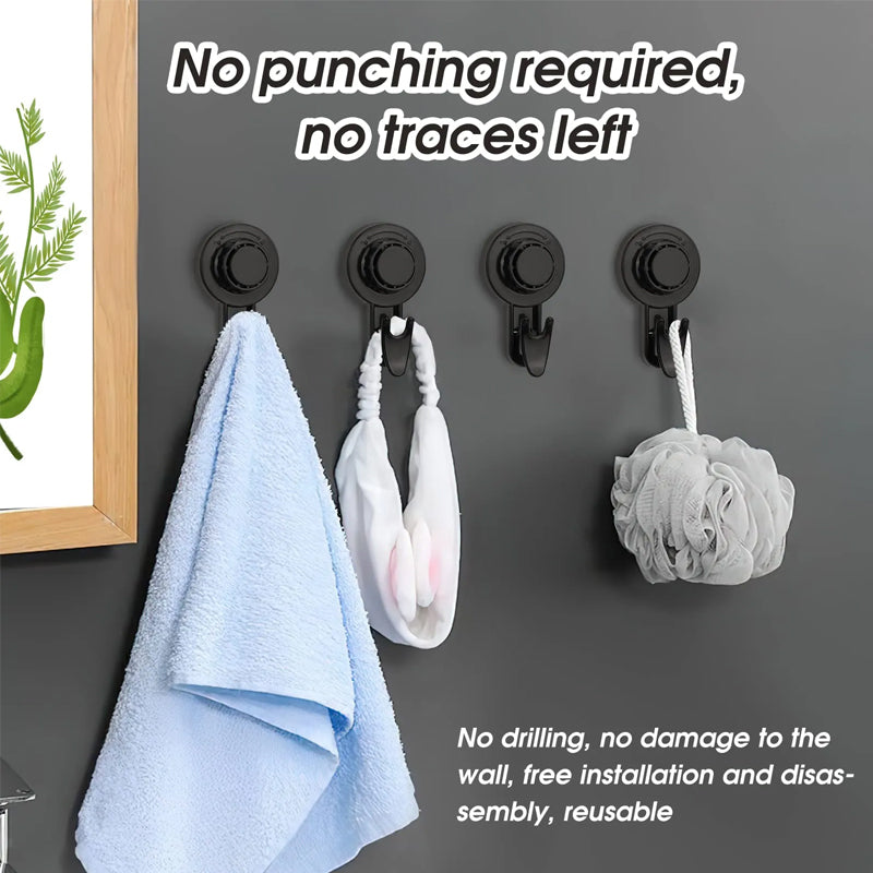Rotatable suction cup hooks