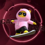 Skateboarding Bears Car Decoration