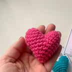 Crocheted Heart Bag Hug