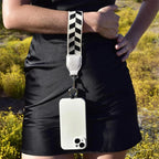 Phone strap with zipper pocket