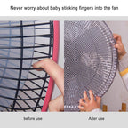 Protective net for electric fans