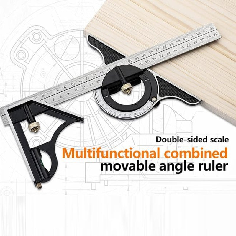 Multifunctional combination of movable angle cutter set