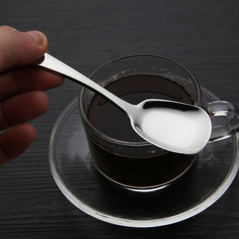 Square Head Stainless Steel Spoon