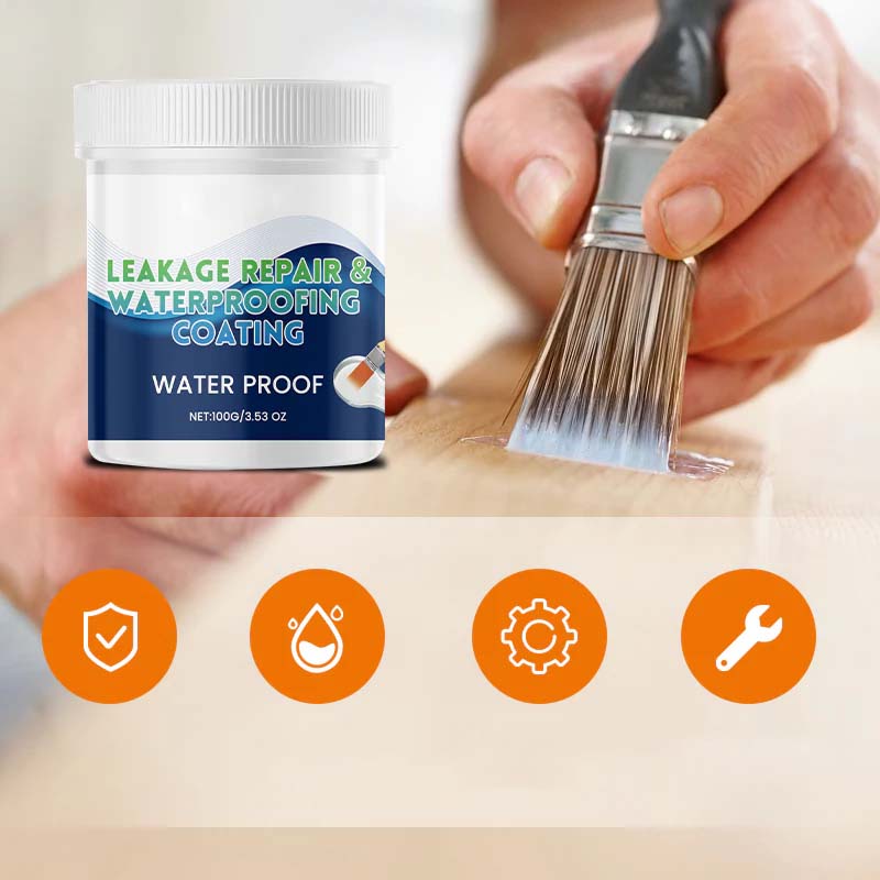 Multi-purpose transparent anti-leak waterproof coating