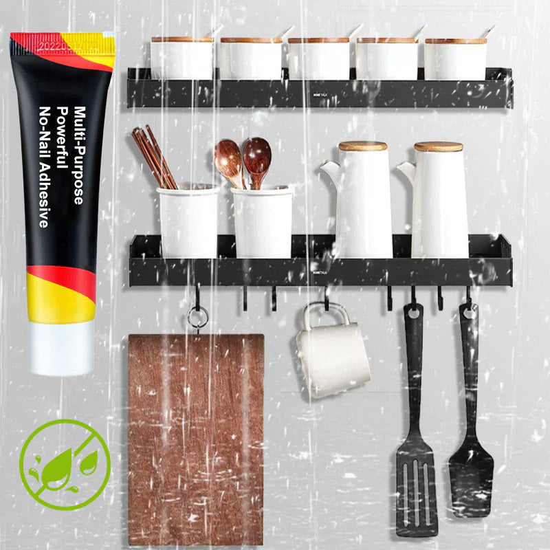 Multi-purpose powerful nail-free adhesive
