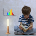 Intelligent nightstand lamp with sensor