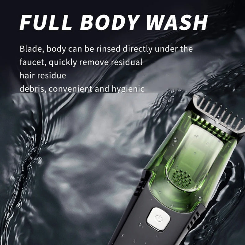 Vacuum beard trimmer - 20 lengths and styles adjustable