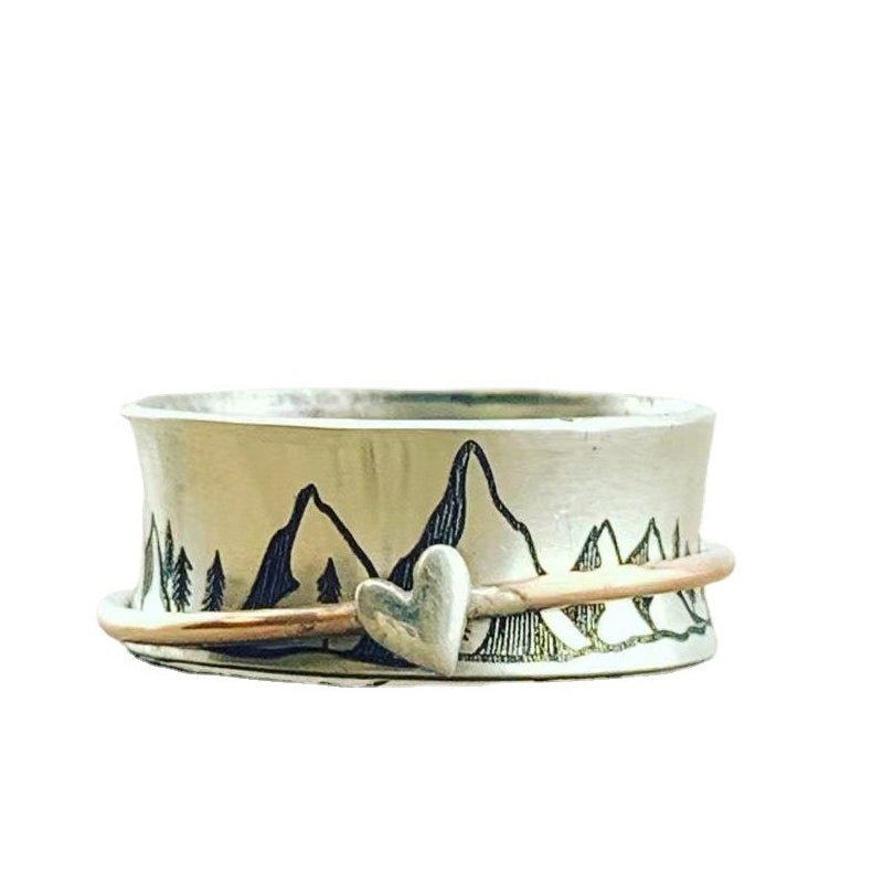 Climbing Further Silver Ring