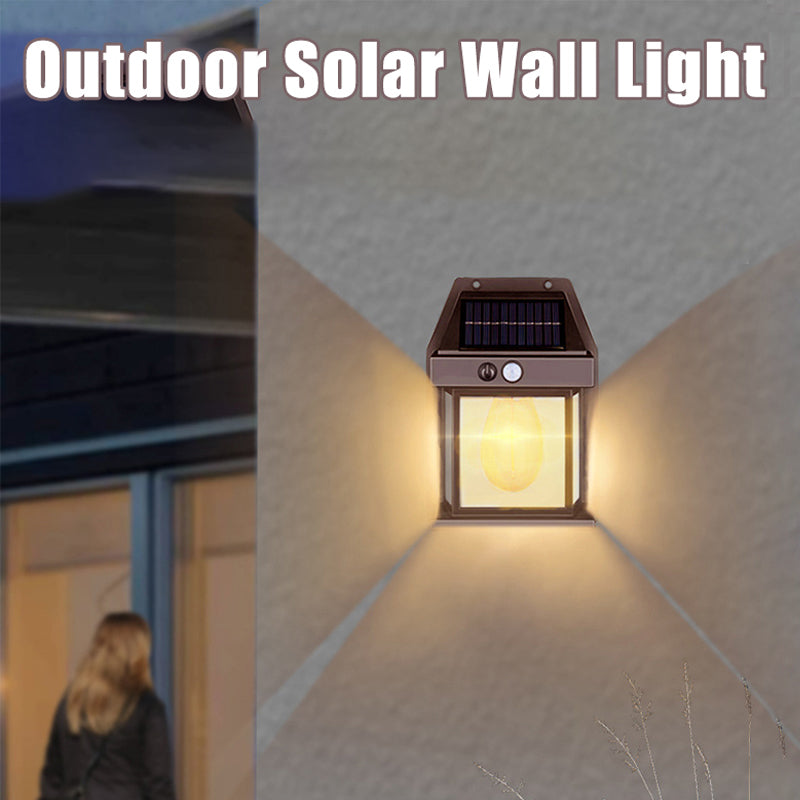 Solar Wolfram Wall Light
