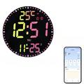 WiFiTime Clock - Smart LED Wall Clock with Calendar