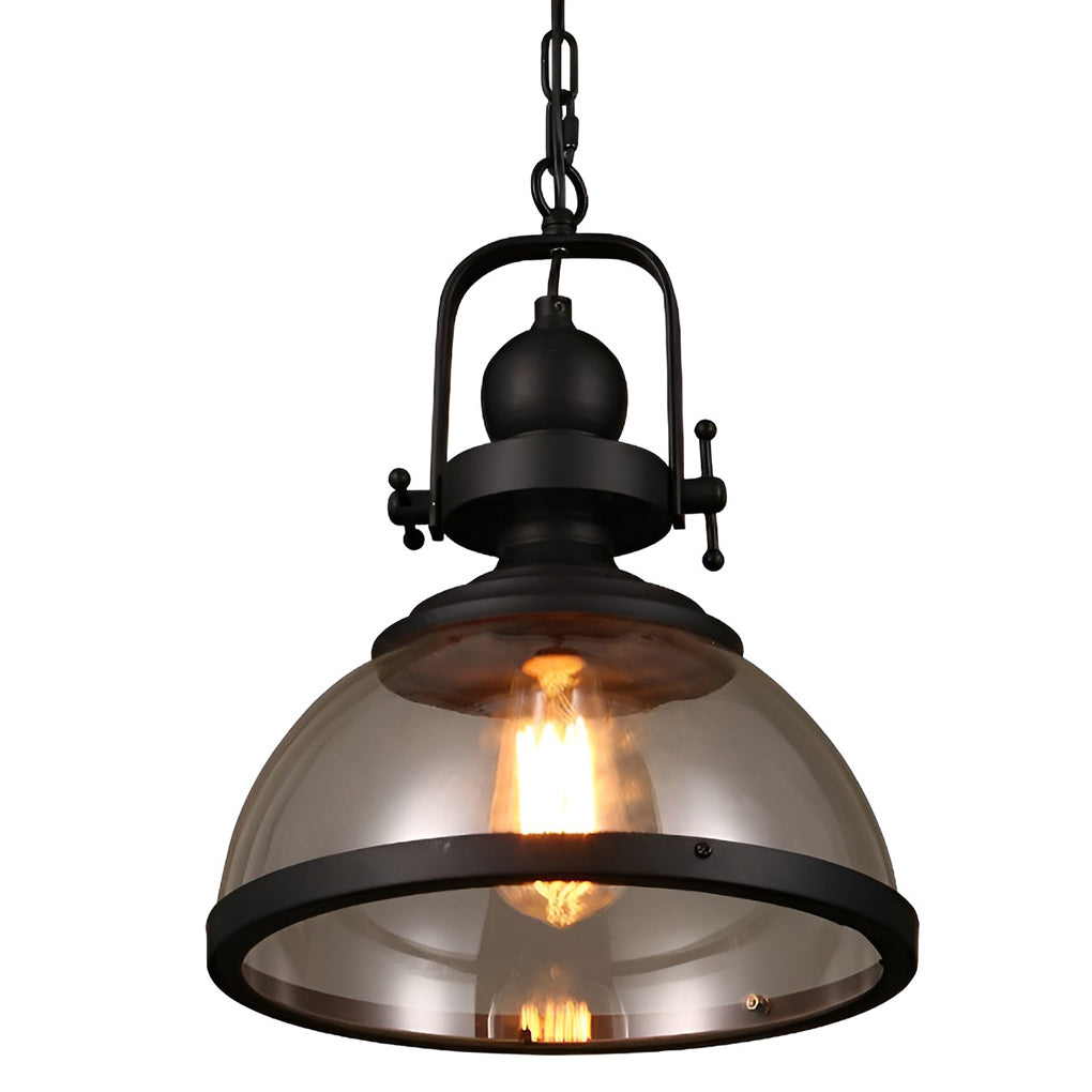 Antique Glass Iron Retro Industrial Chandelier Pendant Ceiling Lights