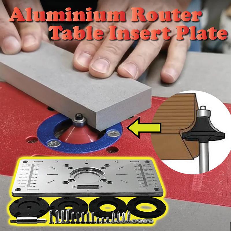 Aluminum Router Table Insert Plate