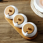 Harmony of taste and design – ceramic containers with bamboo lids
