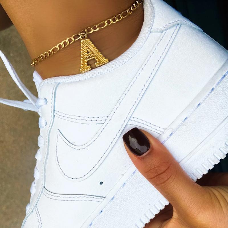 18K Gold Individual Ankle Chain