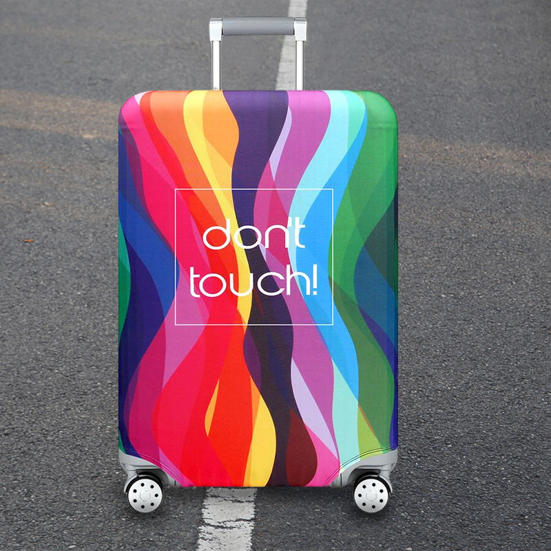 Dust cover for suitcase jacket
