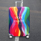 Dust cover for suitcase jacket