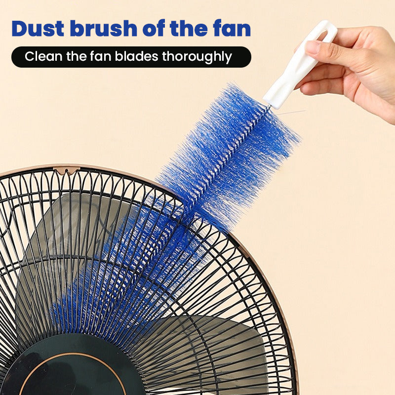 Double-Sided Fan Cleaning Brush with High-Density Bristles