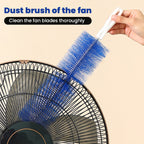 Double-Sided Fan Cleaning Brush with High-Density Bristles