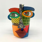 Abstract Face Flower Pot