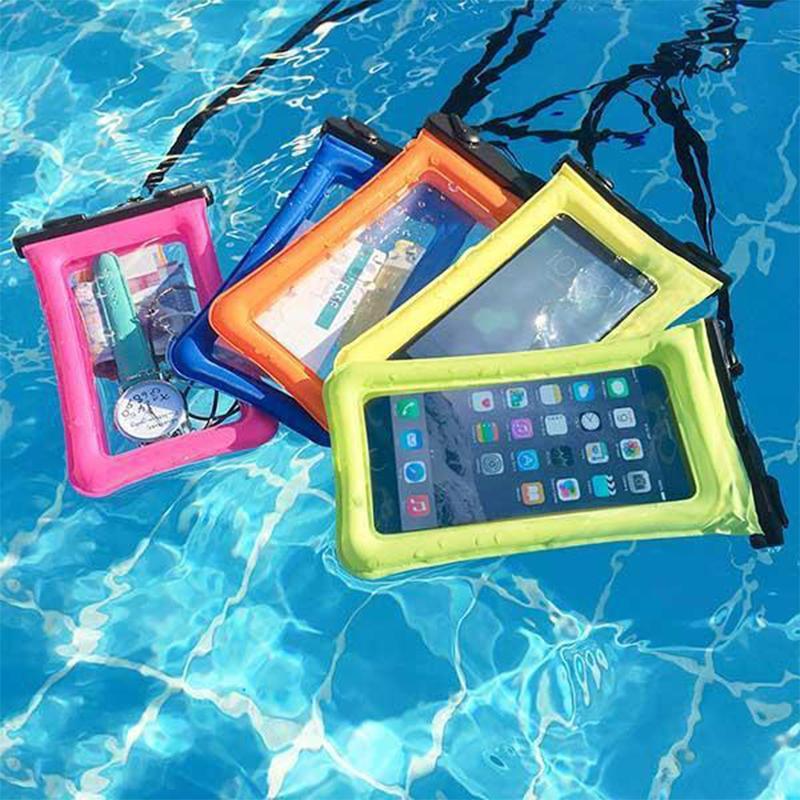 Waterproof, floating phone bag