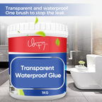 Transparent waterproof adhesive
