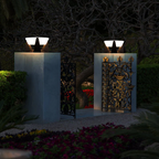 Stylish Solar-Powered Outdoor Lamp