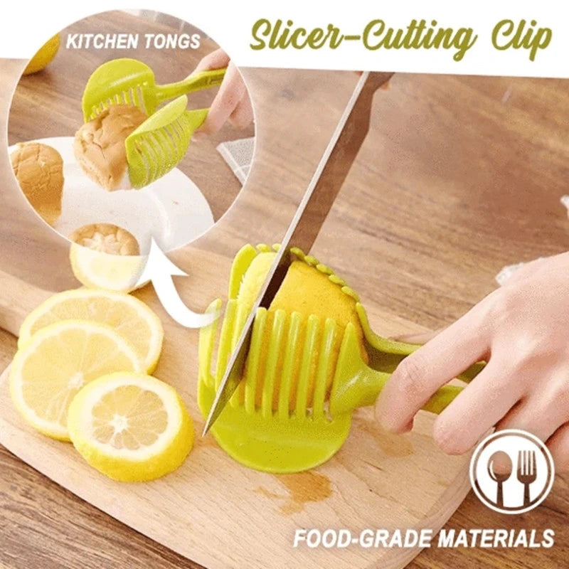 Kitchen cutter cutting clip