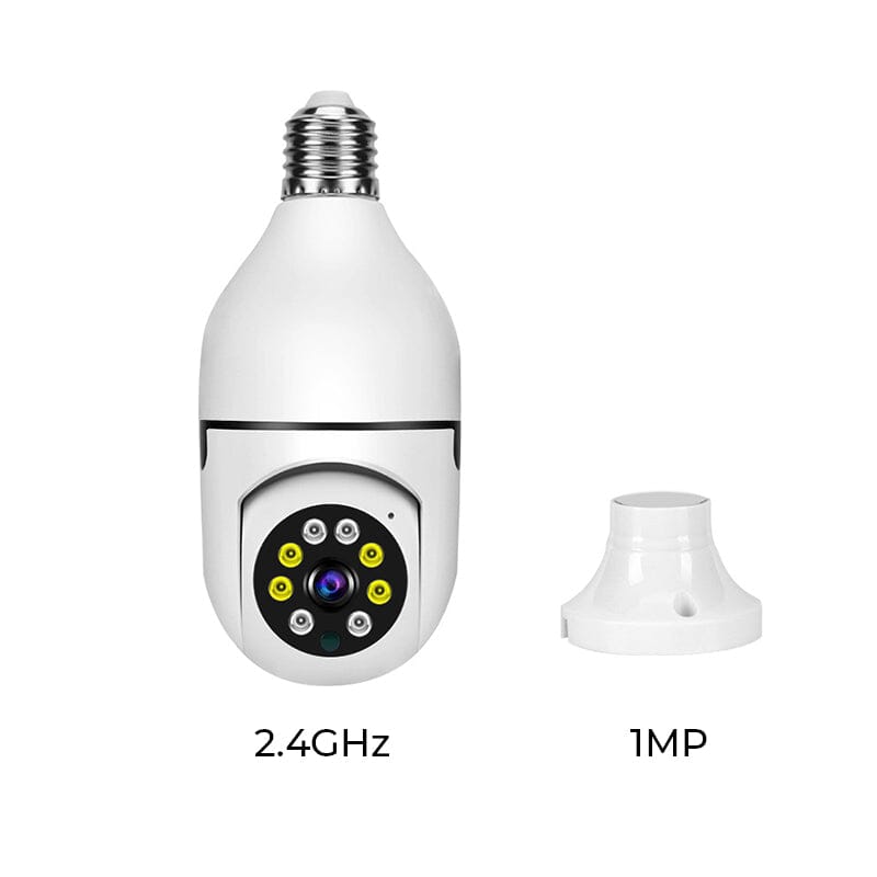 Wireless WiFi Surveillance Camera with Bulb