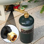 Highly Rated Propane Refill Elbow Adapter with Tank Indicator