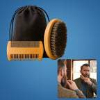 Easy Lather & Frizz Control – Soft Bristles – Skin-Friendly Grooming – Perfect Daily Beard Care for Men