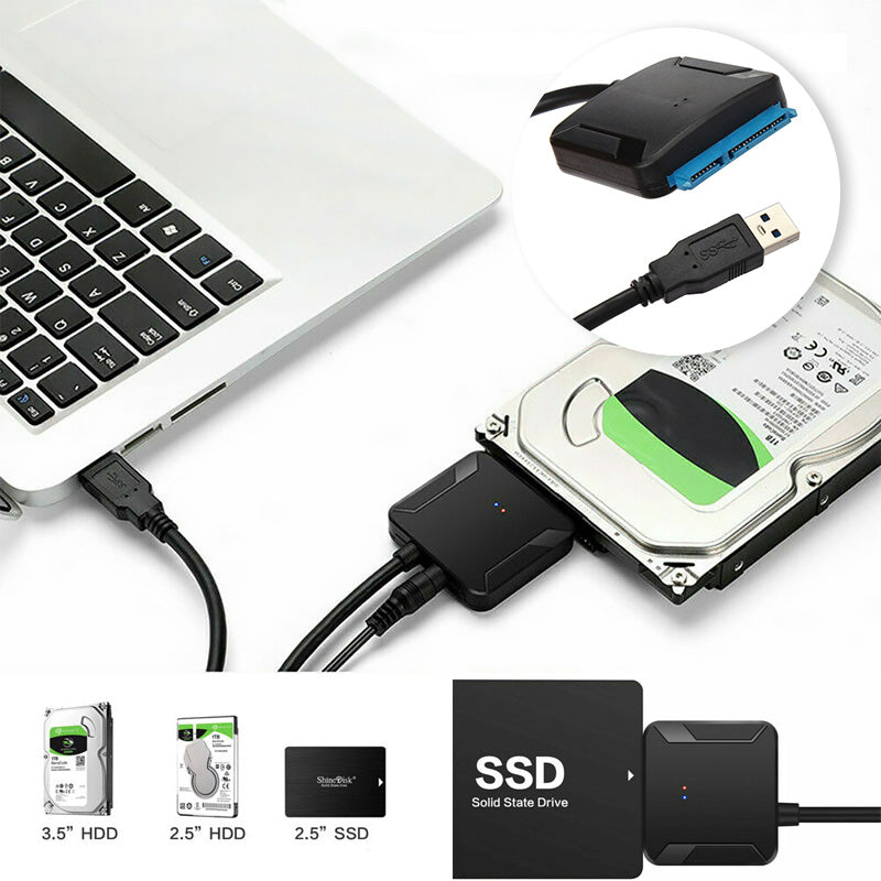 USB 3.0 to SATA III hard drive adapter