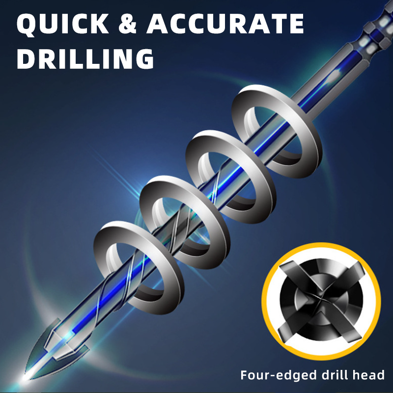 Hexagonal Shaft Triangle Drill Set
