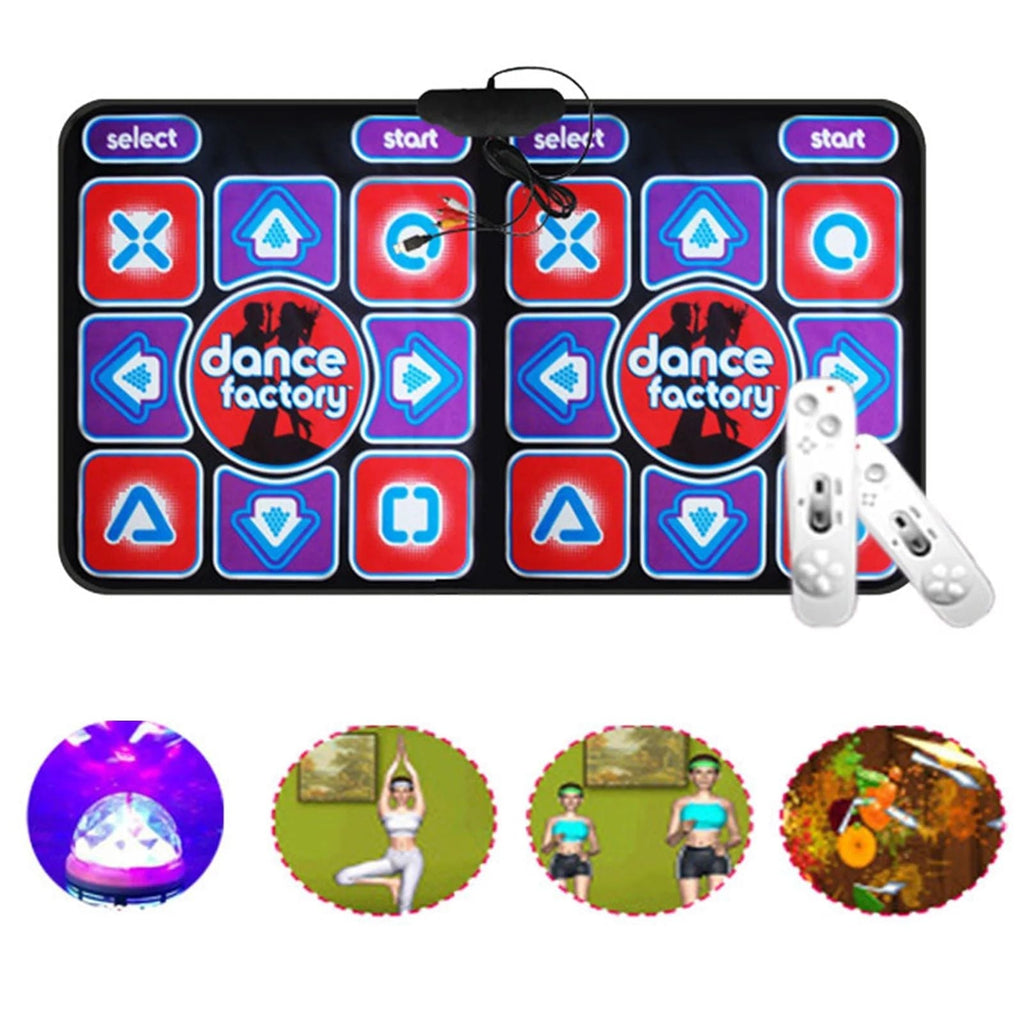 Double Dance Mat with Remote Control - RhythmFlex
