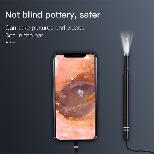 Ear cleaning tool with camera