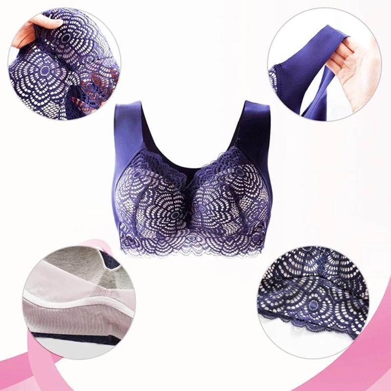 Thin Section Seamless Ring Gather Bra