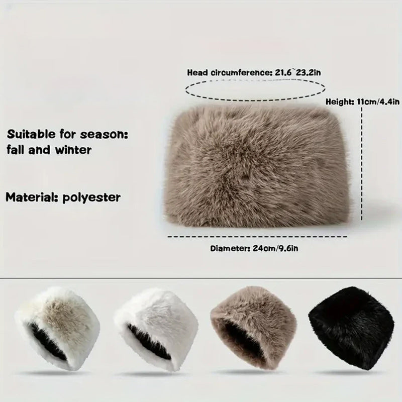 Furry Bowler Hat