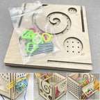All-in-one Wood Yarn Bowl - Multifunctional Knitting Tool