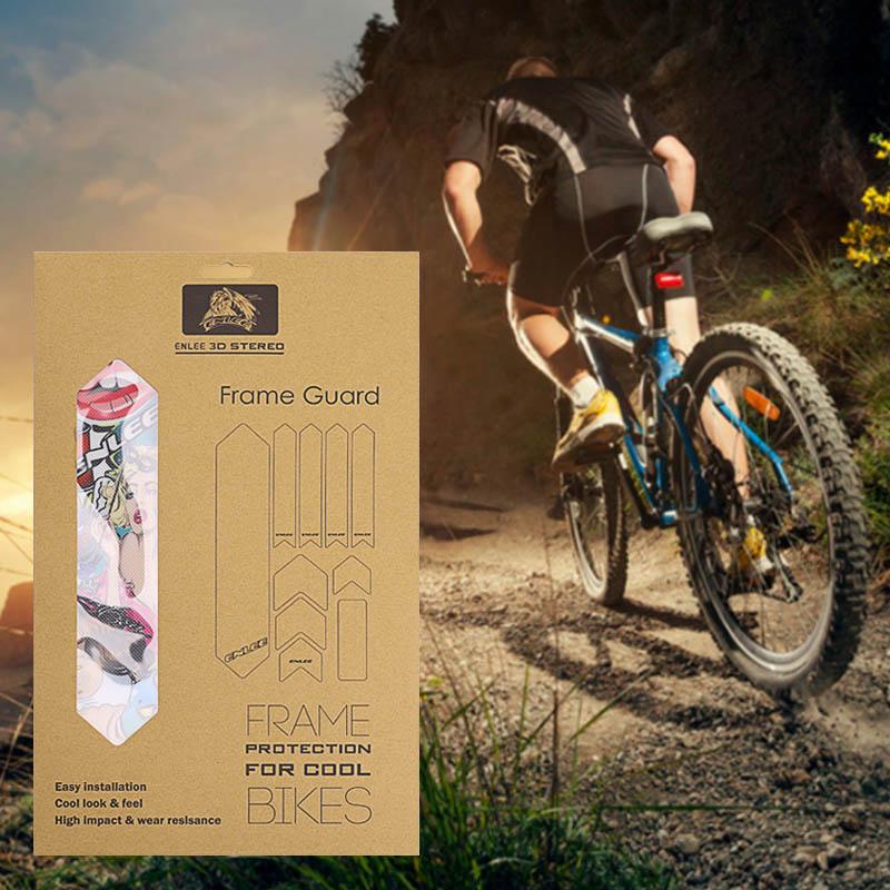 Mountain bike protective stickers