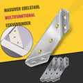 Universal corner connector for furniture made of stainless steel