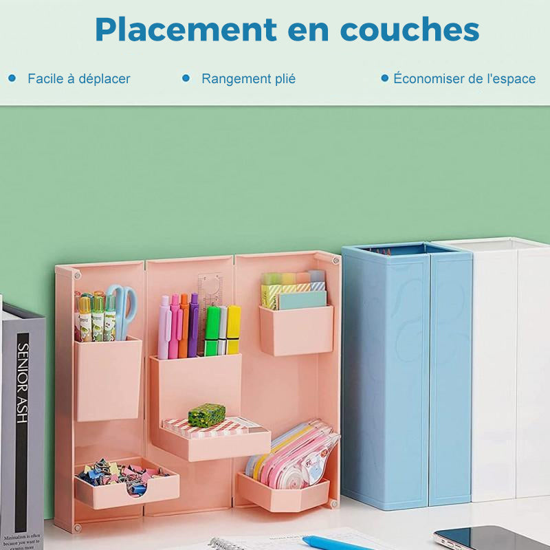 Foldable Magnetic Stationery Box