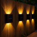 Solar-Powered LED Wall Lights | Weatherproof, Automatic Operation & Ideal for Garden and Driveway Illumination
