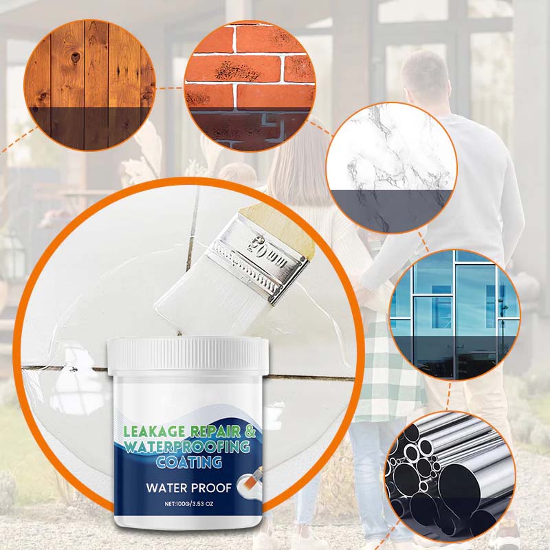 Multi-purpose transparent anti-leak waterproof coating