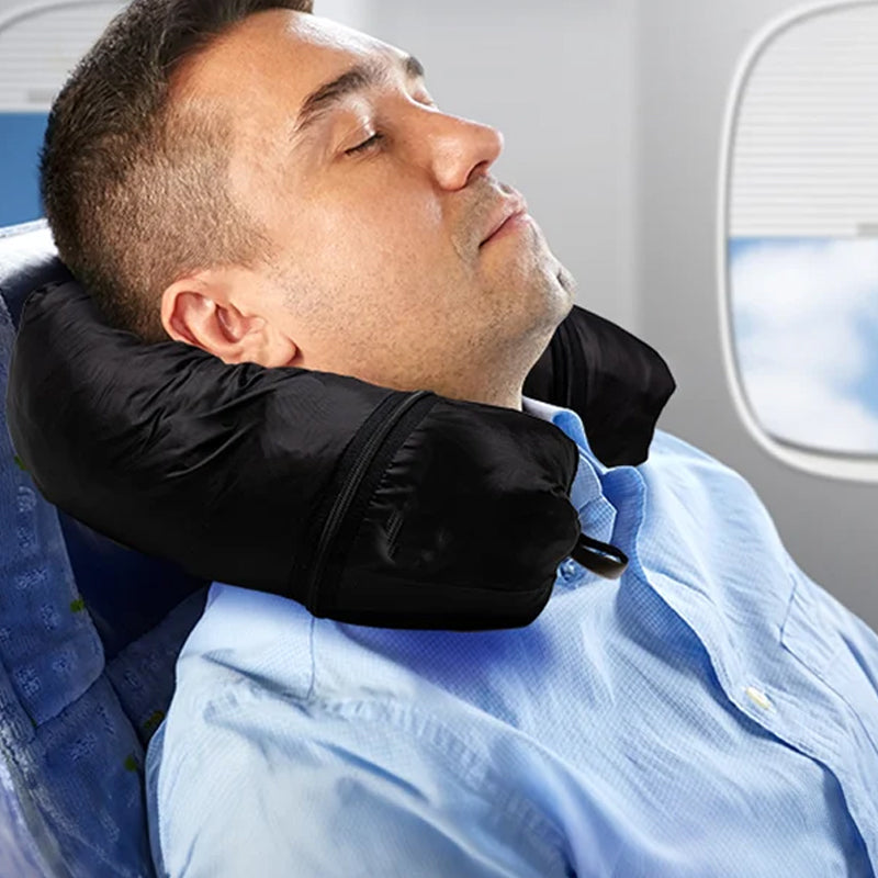 Stuffable Clothing Travel Neck Pillow