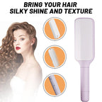 Self-cleaning anti-static massage comb