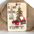 Santa Christmas money holder
