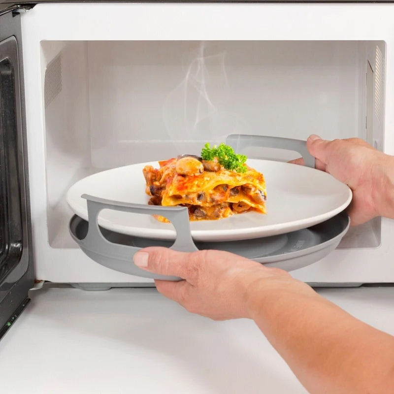 Microwave handle holder