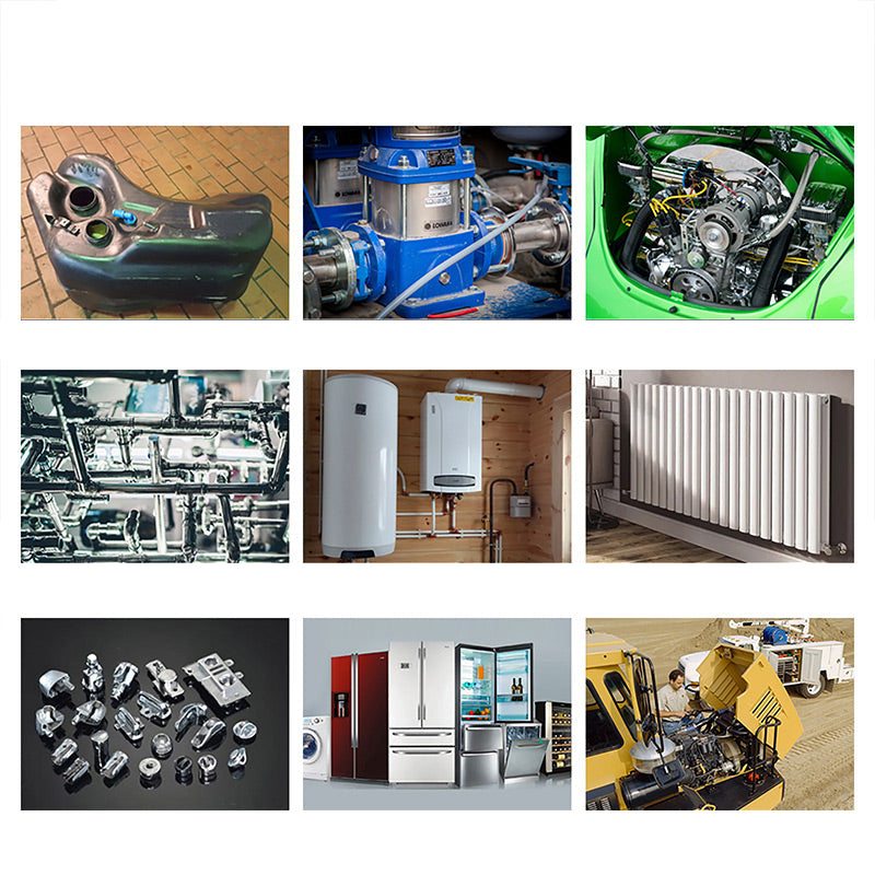 High temperature resistant metal casting repair adhesive